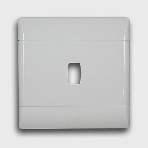 CBi Grid Plate 1 Lever 4X4 White