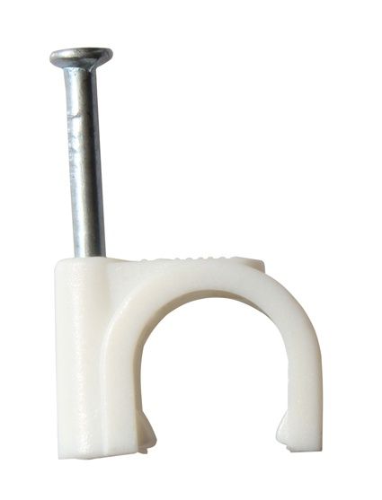 Cable Clips Round 10.0mm Qty.100 Loose