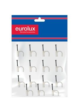 Cable Clips Round 12.0mm Qty.100 Loose