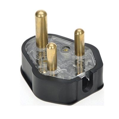 Plug Top 16Amp Rubber Black