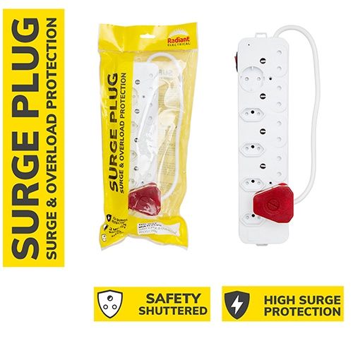 Surge Multi-Plug 10 Way with Surge &amp; Overload