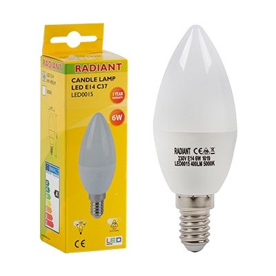 Candle Frosted 7w LED E14 5000K N