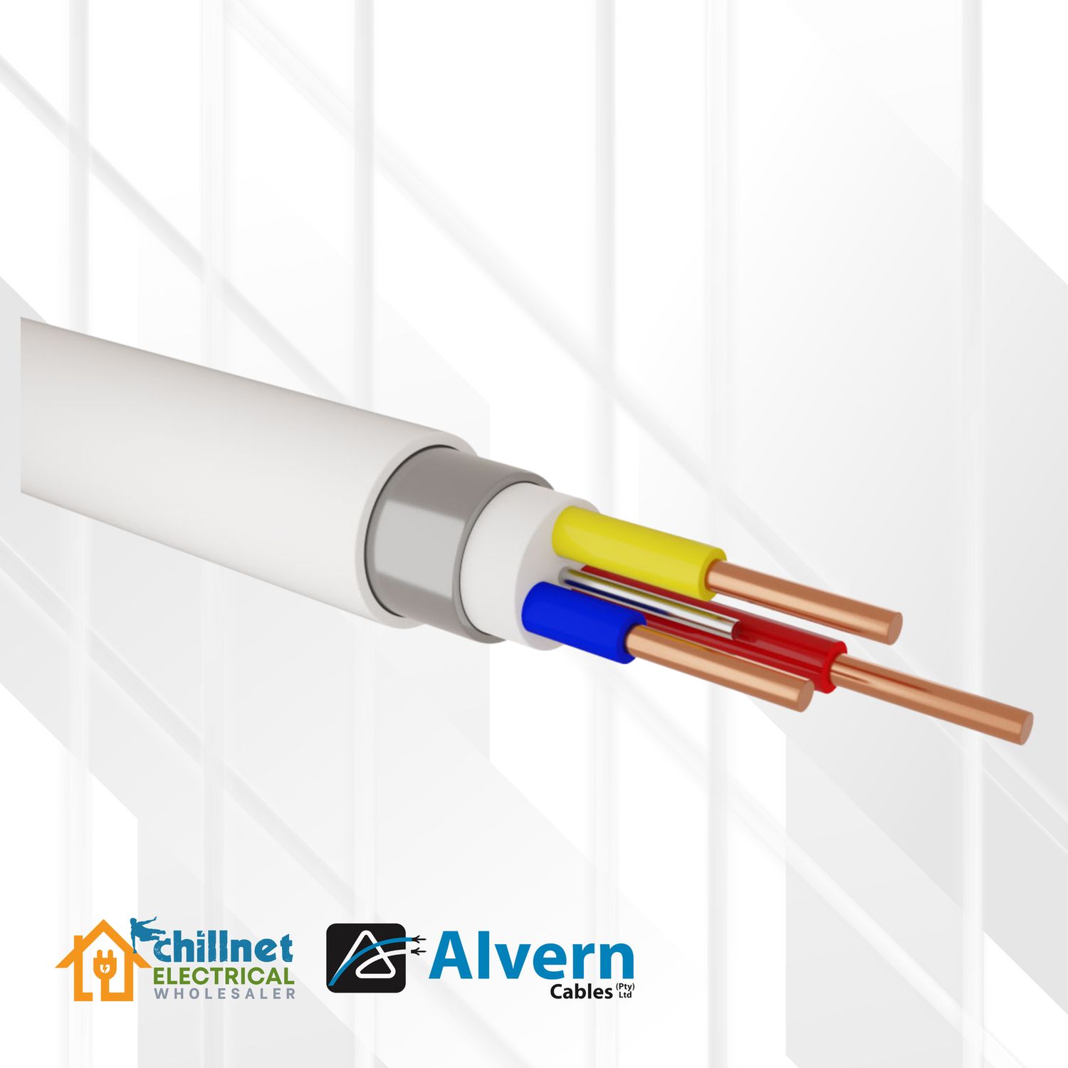 Surfix 6MM 3CORE+E White (ALFIX)