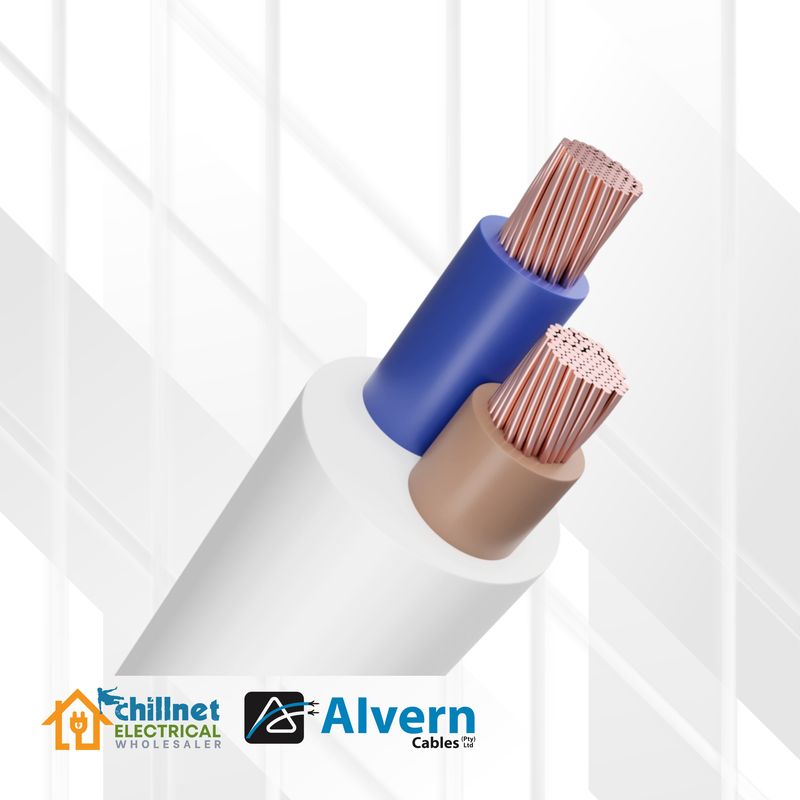 Cabtyre 1.5MM 2Core White