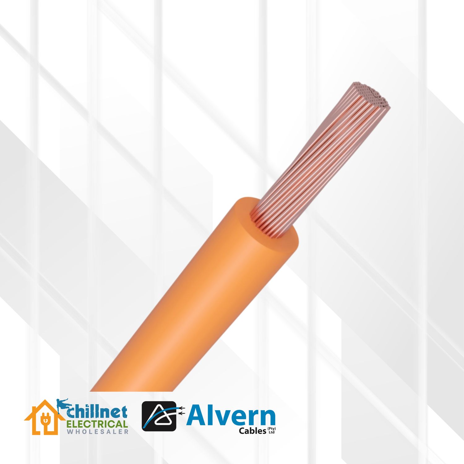 Single Flex 2.5MM ORANGE (Panel Wire)