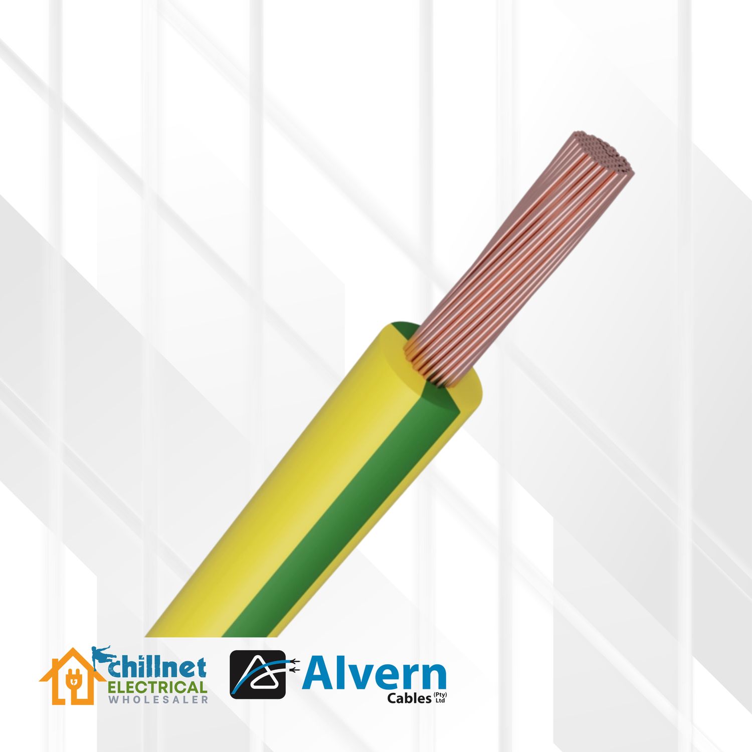 Single Flex 6MM GREEN/YELLOW (Panel Wire)
