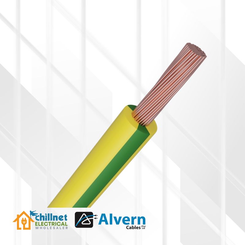 Single Flex 10MM GREEN/YELLOW (Panel Wire)
