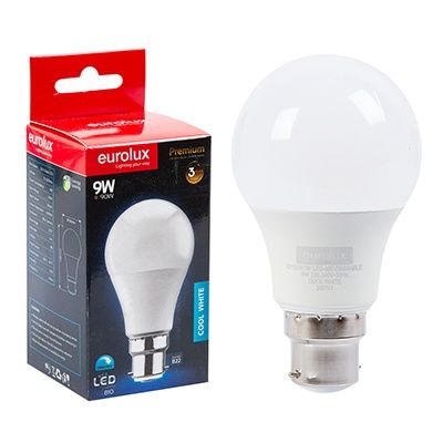 A60 Premium 9w LED B22 4000K Dimmable CW