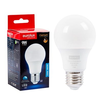 A60 Premium 9w LED E27 4000K Dimmable CW
