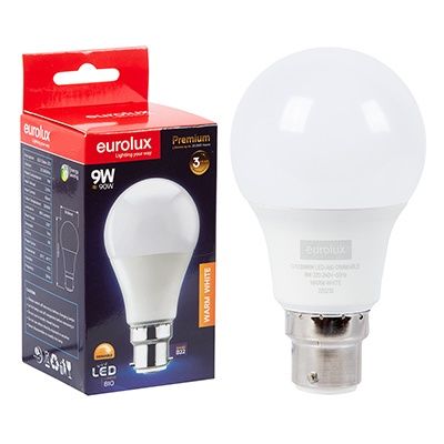 A60 Premium 9w LED B22 3000K Dimmable WW