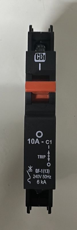 CBi 1P 10A 6kA Dual Mount MCB