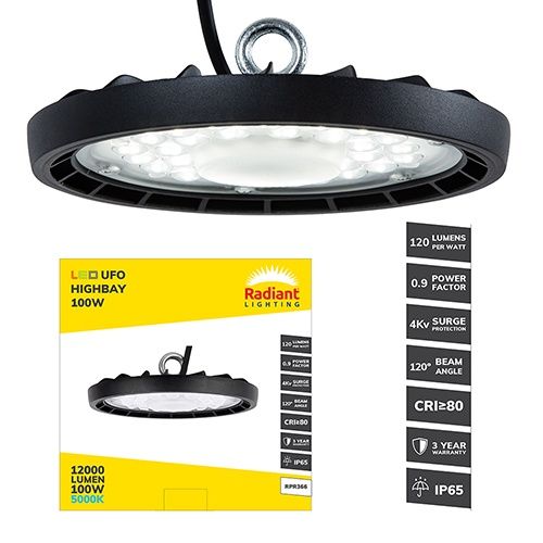 UFO Highbay LED 100w 5000K