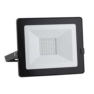 LED 30w Floodlight Black with Day Night Sensor