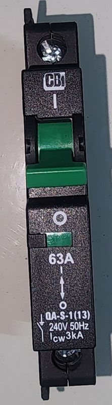 CBi Isolator 63A 1P 3kA
