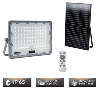 Solar Floodlight LED 1400lm 6500K
