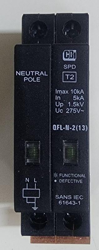 CBi Mini Rail SPD 1P+N 275V W/Indication 10kA