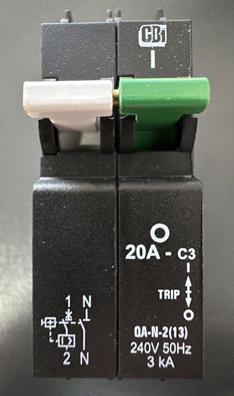 CBi 20A 1P+N 3kA Circuit Breaker C3