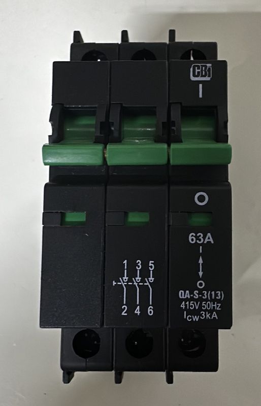 CBI Isolator 63A 3P 3kA