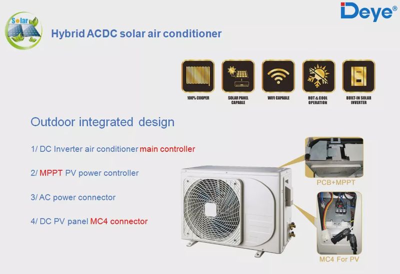 Deye Solar Hybrid Aircon 12000 BTU