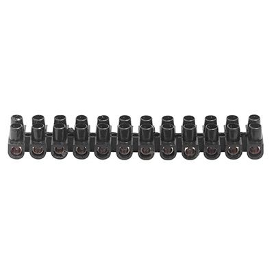 Connector Strip 30 Amp 12 Way Black