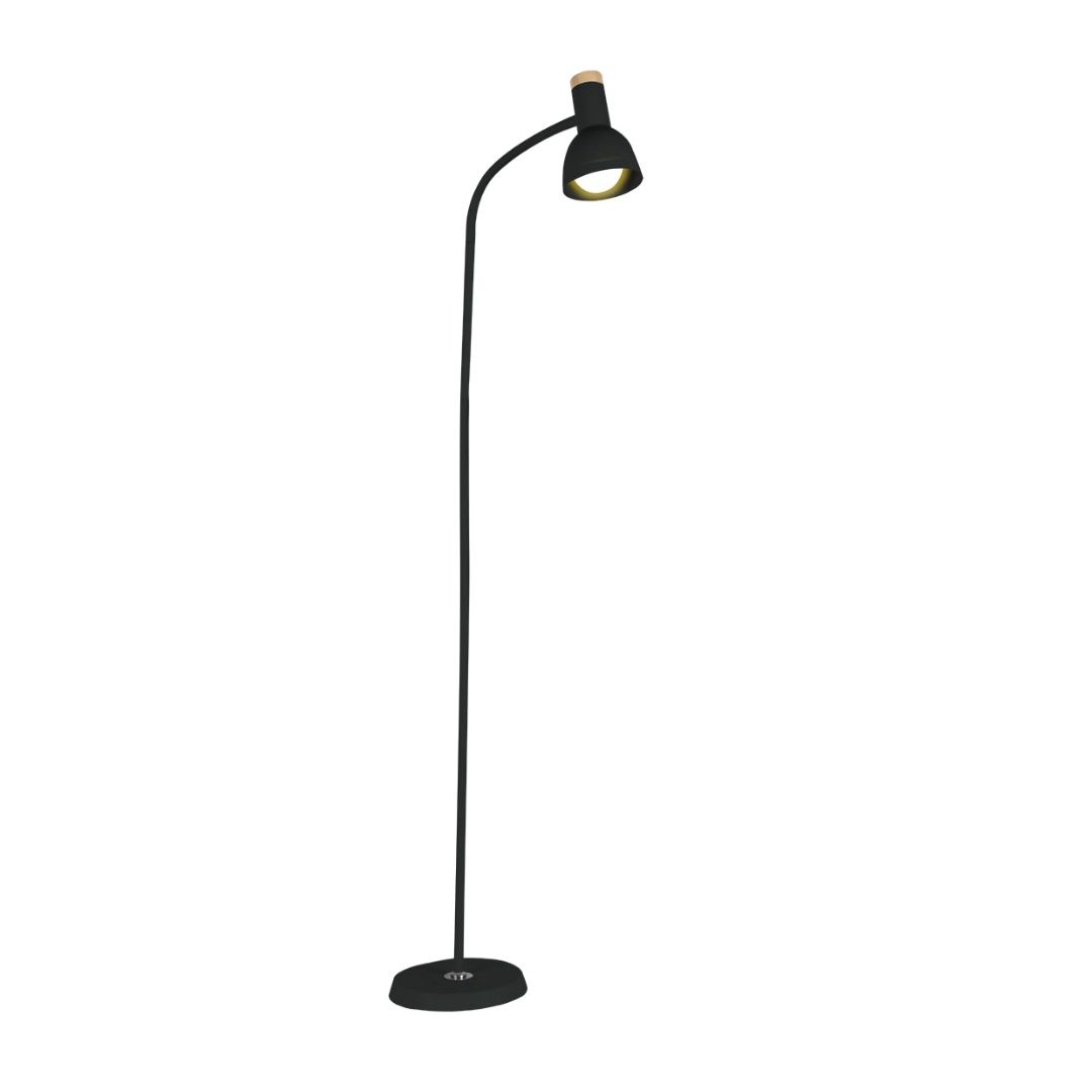 Arc Floor Light Black E27 1x40w