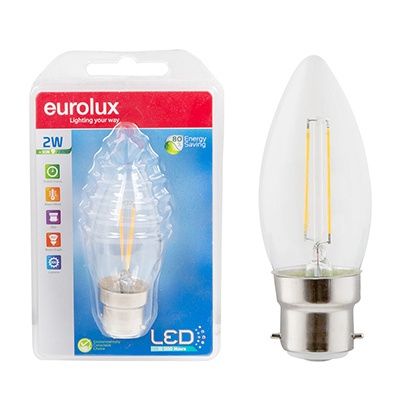Candle Filament 2w LED B22 2700K N