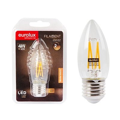 Candle Filament 4w LED E27 3000K N