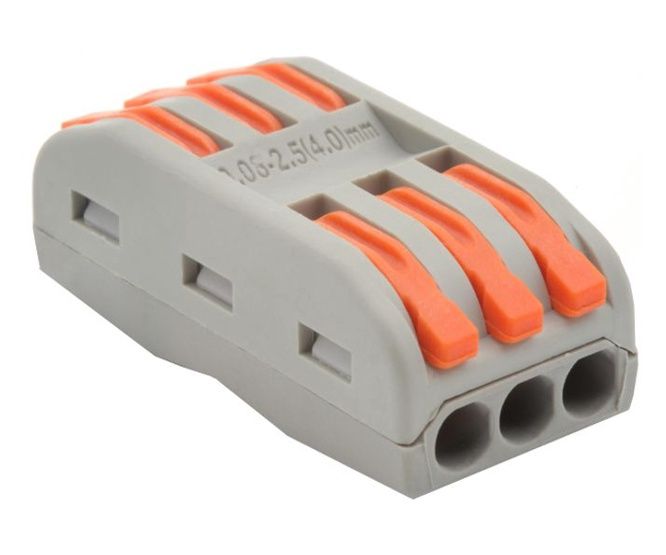 Connector Splice 3Way (Double Ended)