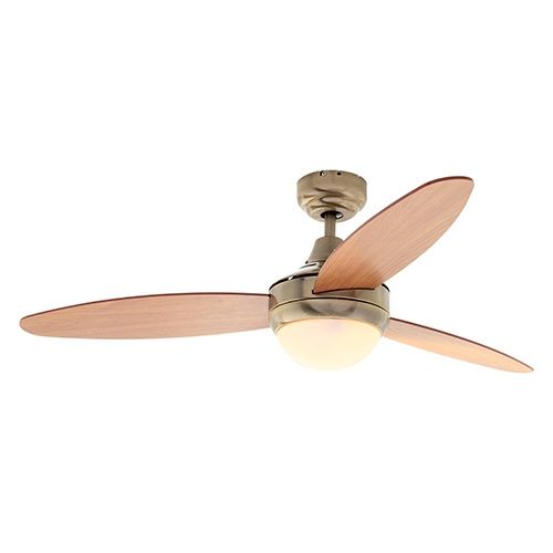 Swirl Ceiling Fan 3 Blades AB/Cherry Wood Motor Power 60w