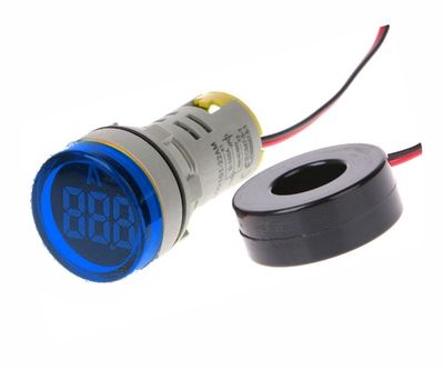 AMMETER PILOT LIGHT ROUND BLUE 1-99A