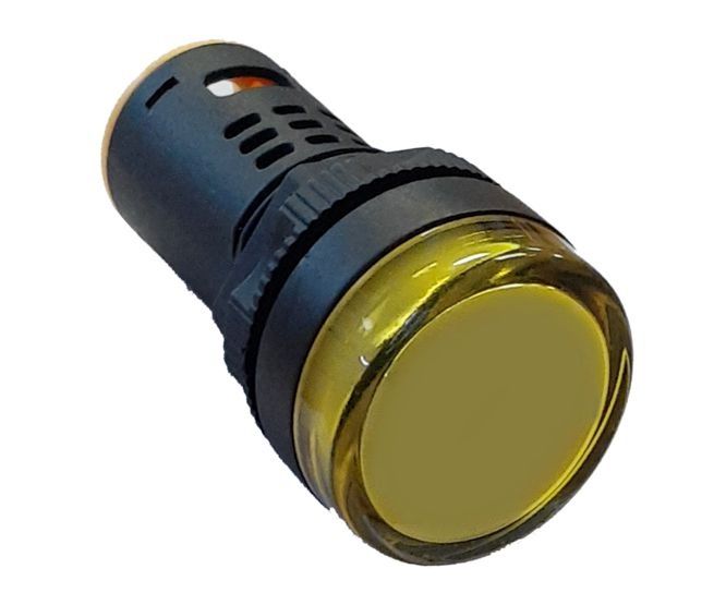 PILOT LIGHT YELLOW LED 230V AC