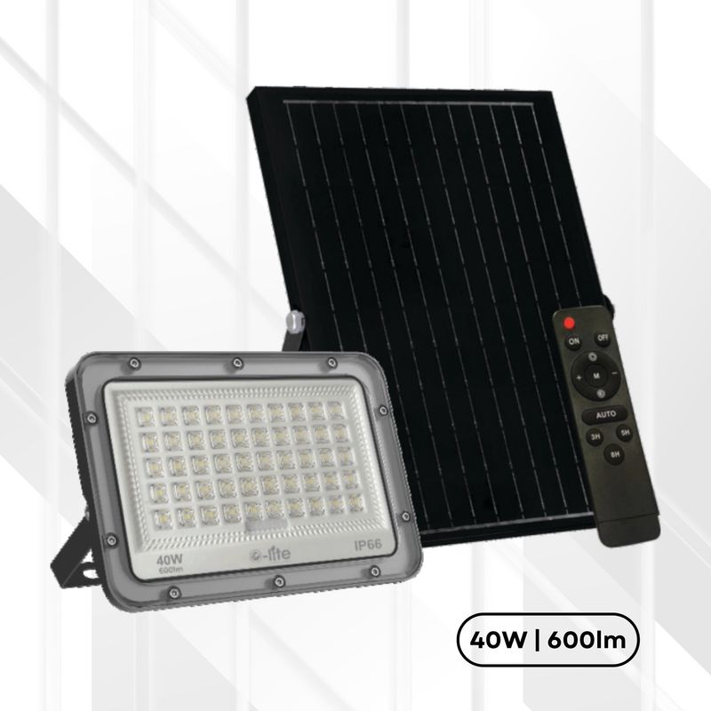Floodlight Solar FBN 40W IP66 Coastal
