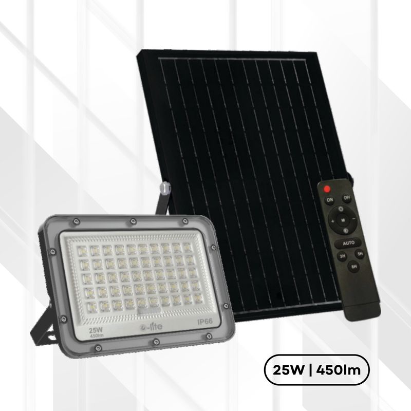Floodlight Solar FBN 25W IP66 Coastal