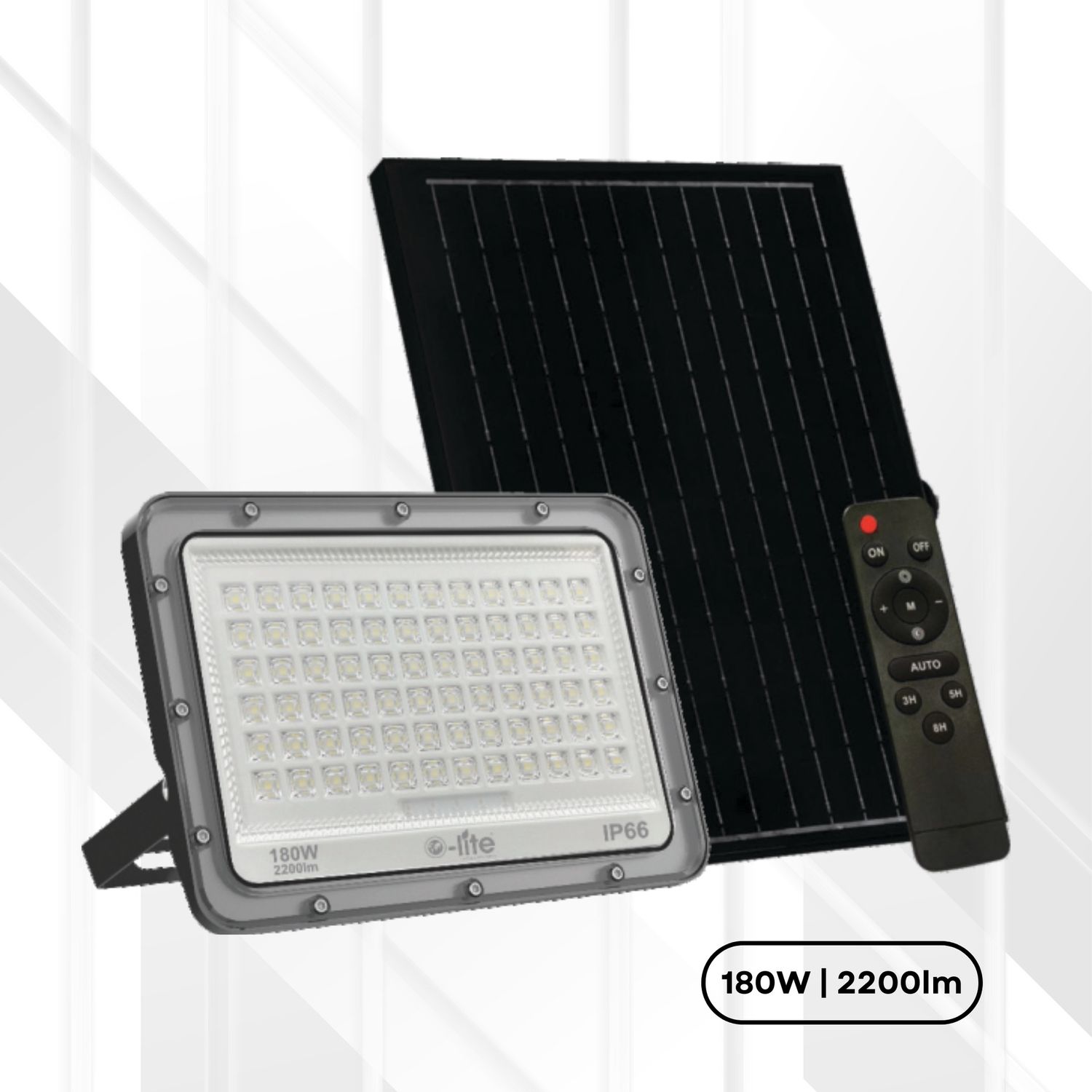 Floodlight Solar FBN 180W IP66 Coastal