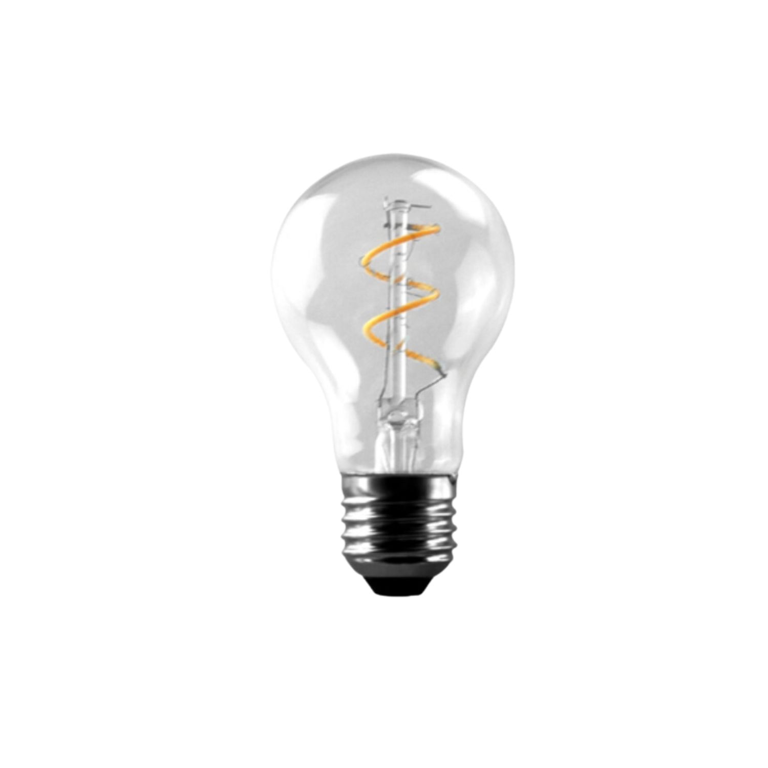 Spiral Filament Bulb Transparent 4W A60