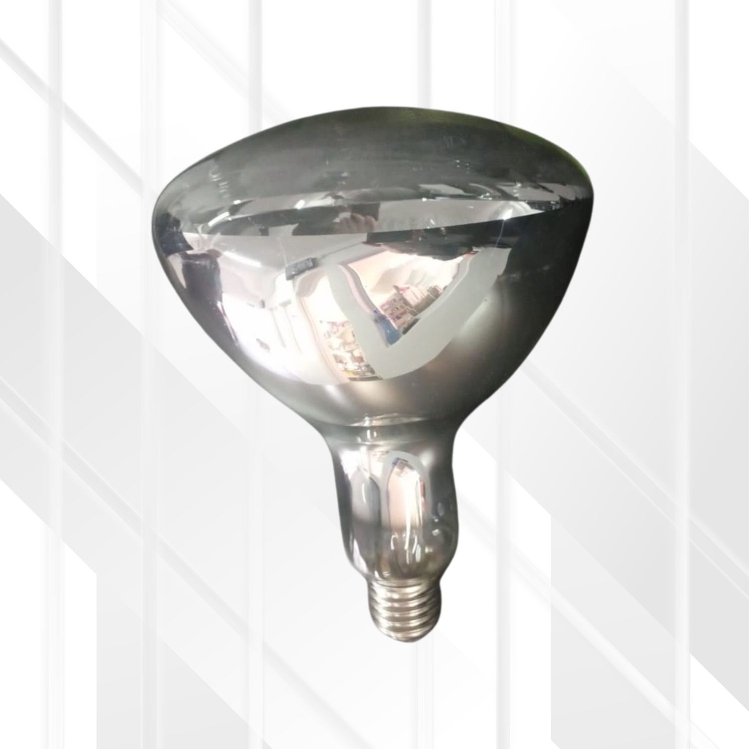Heat Lamp IR E27 240V 375W/CH Clear