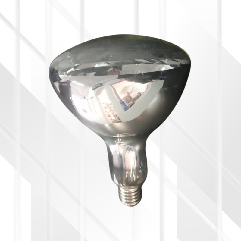 Heat Lamp IR E27 240V 375W/CH Clear