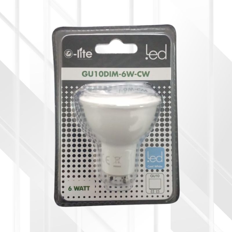 Lamp LED GU10 6W Cool White Dimmable