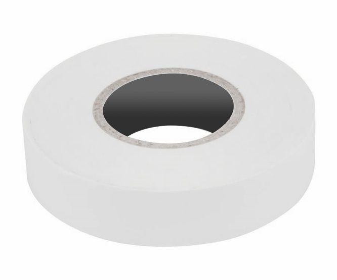 Insulation Tape S&amp;B White 18mm x 20meter