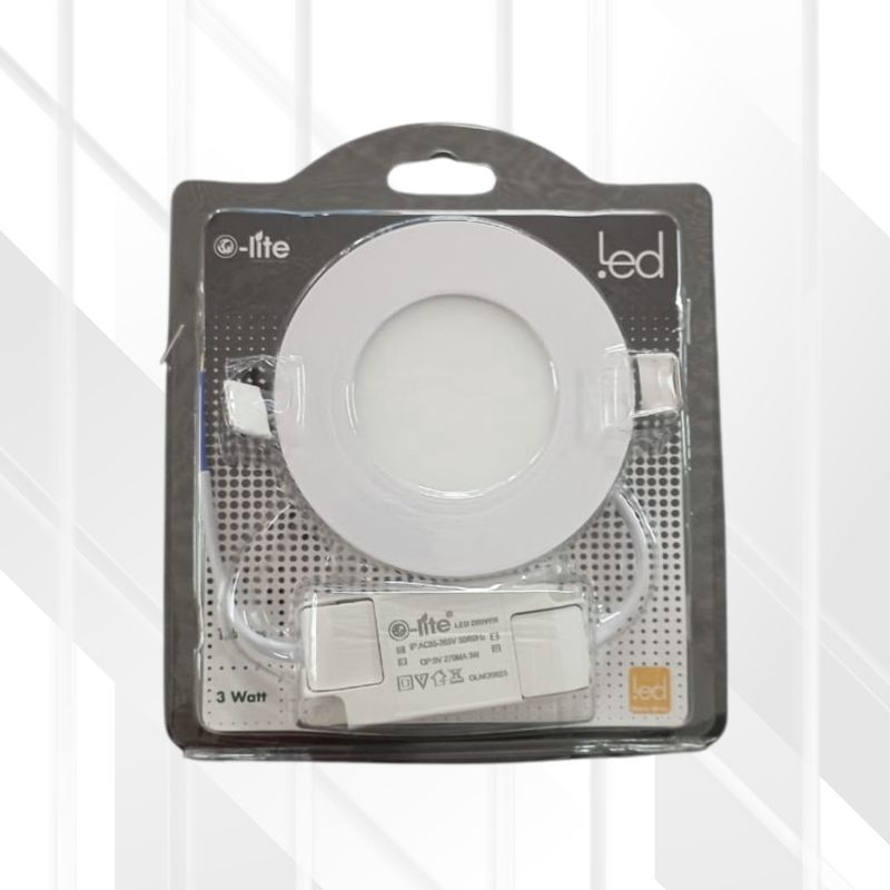 Cyclops 3W Flush DIM Light 70mm WW