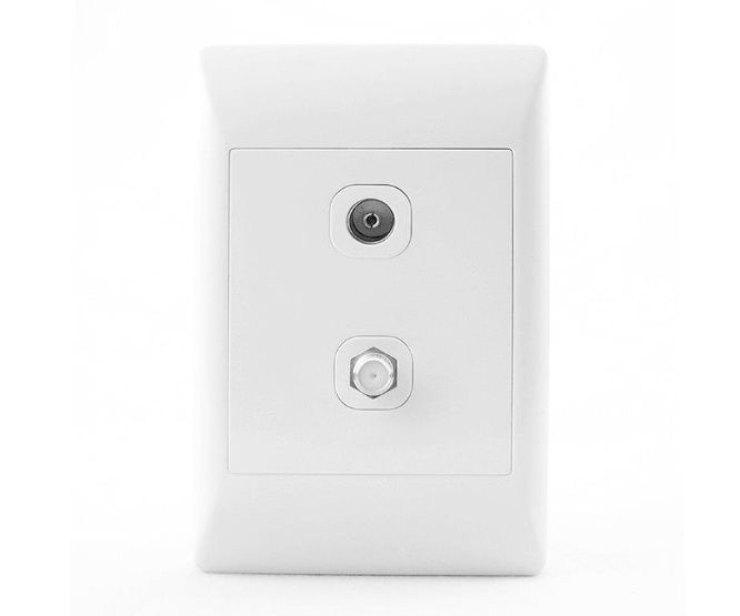 S-TEC TV+Satelite Socket 4x2