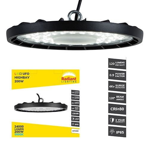 UFO Highbay LED 200w 5000K
