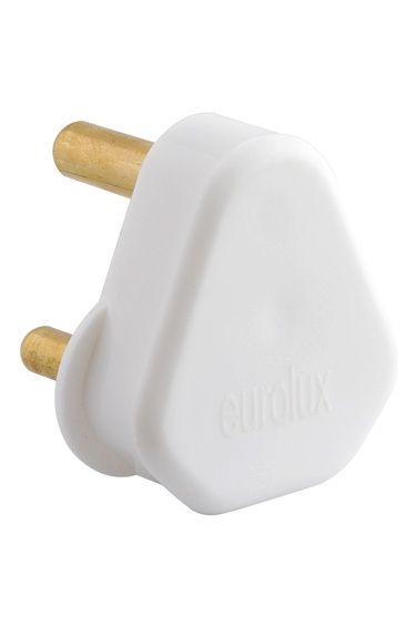 Plug Top White Nylon 16A 3 Pin