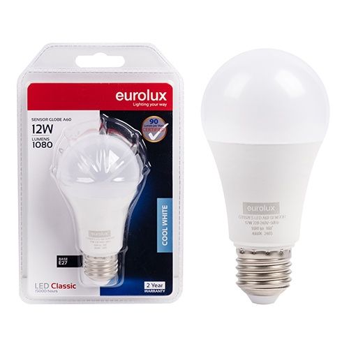A60 Classic Day/Night Sensor 12w LED E27 4000K N