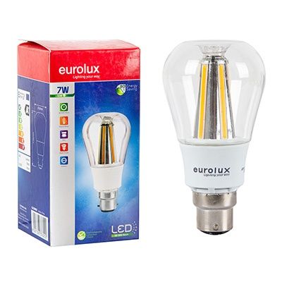 LED White Apple B22 7w WW Dimmable