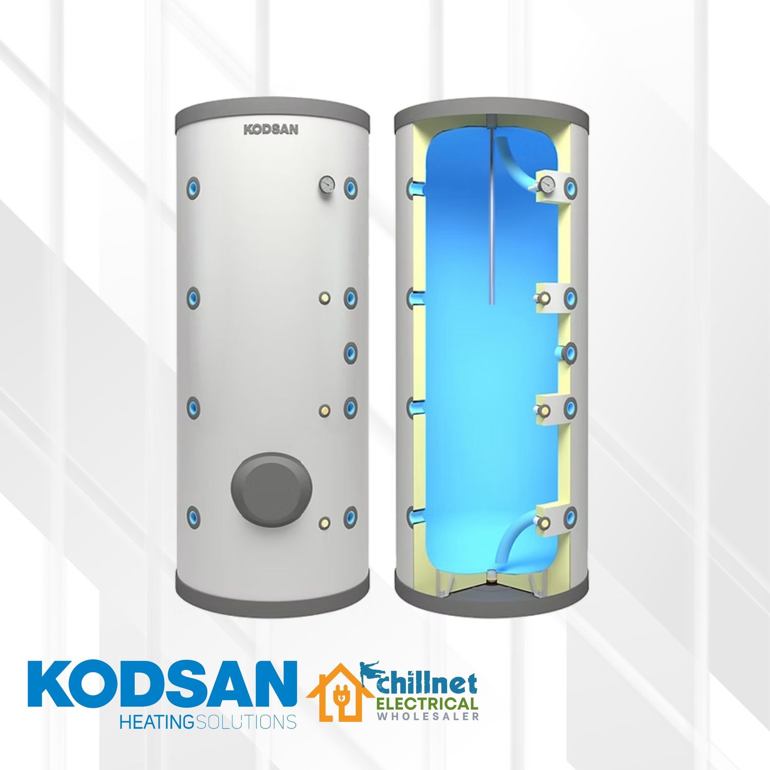 Kodsan 500L Enameled Accumulation Tank