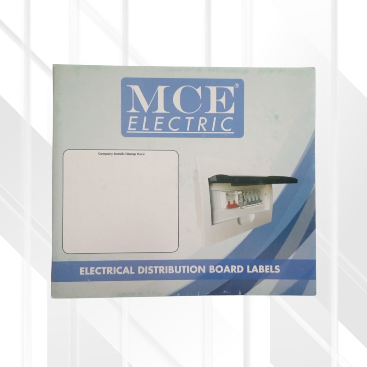 Electrical Distribution Board Lables