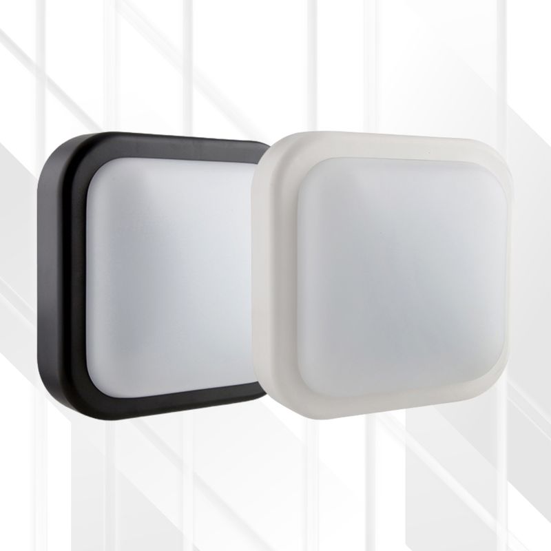 Square B/Head 195mm LED 1x14w