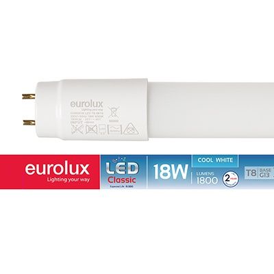 4FT T8 Tube 18w LED G13 4000K Retrofit 1212mm with Fuse