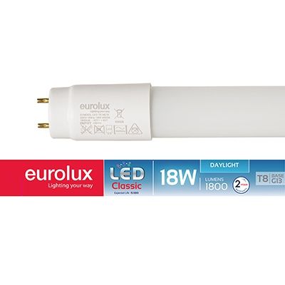 4FT T8 Tube 18w LED G13 6500K Retrofit 1212mm with Fuse - G1063DL